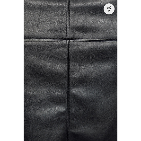 Lulu's She's Irresistible Black Vegan Leather Pencil Skirt - Picture 5 of 11